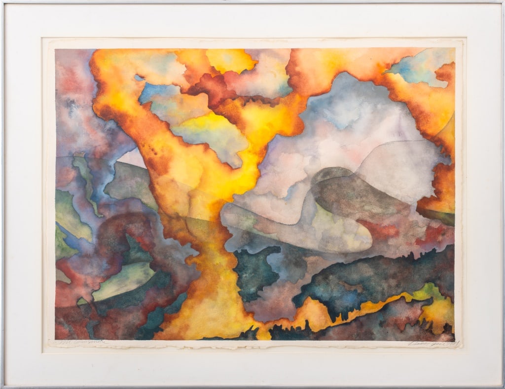 Natalie Bieser "Mr. Gunsmoke" Watercolor on Paper (1 of 11)