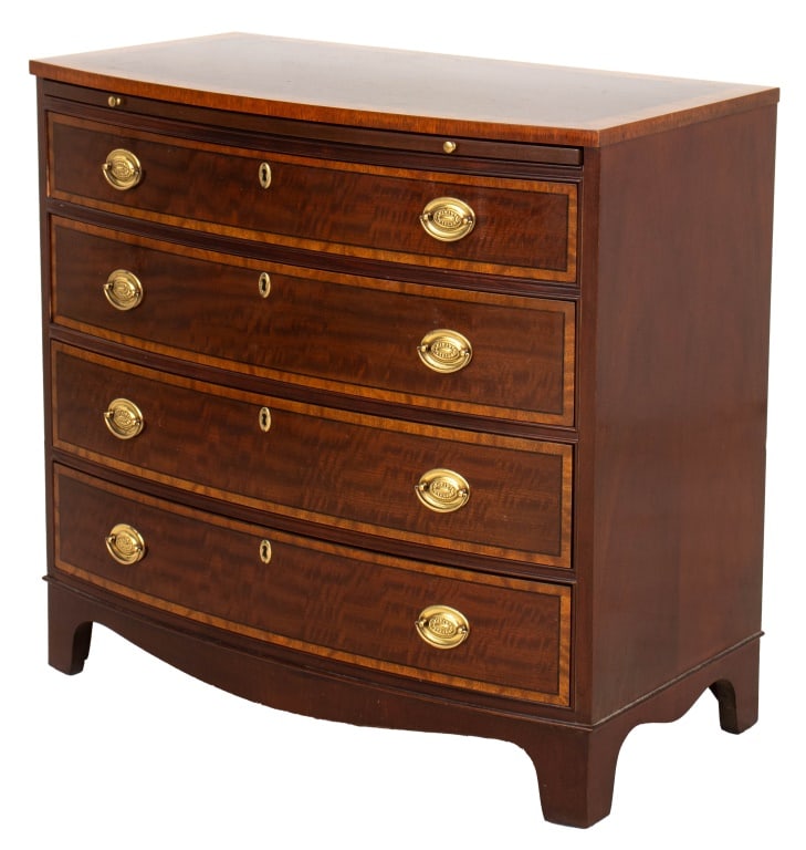 Regency Style Mahogany Chest of Drawers (1 of 9)