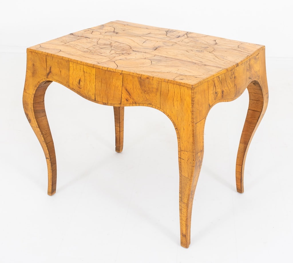 Italian Mid-Century Olivewood Veneered Table, 1960 (1 of 8)