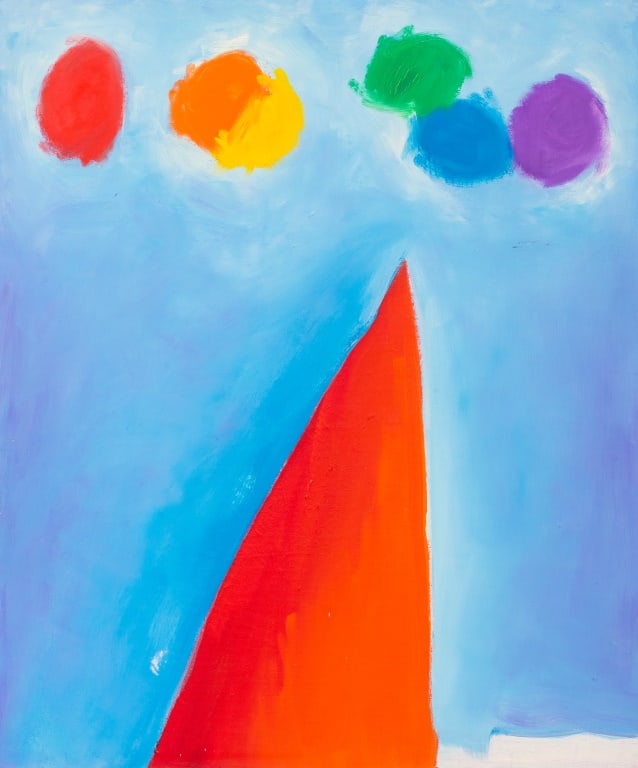 Domenick Capobianco Abstract Acrylic on Panel (1 of 5)