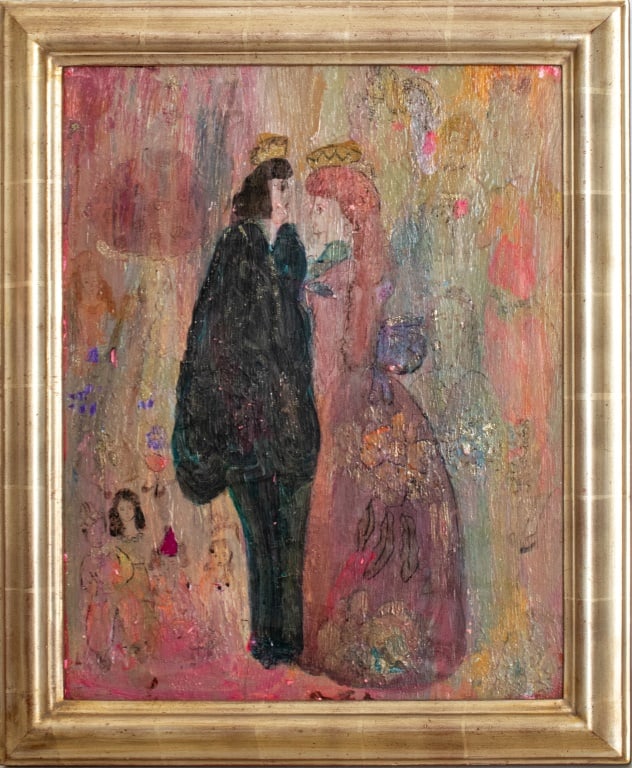 20th Century School Royal Couple Mixed Media (1 of 11)