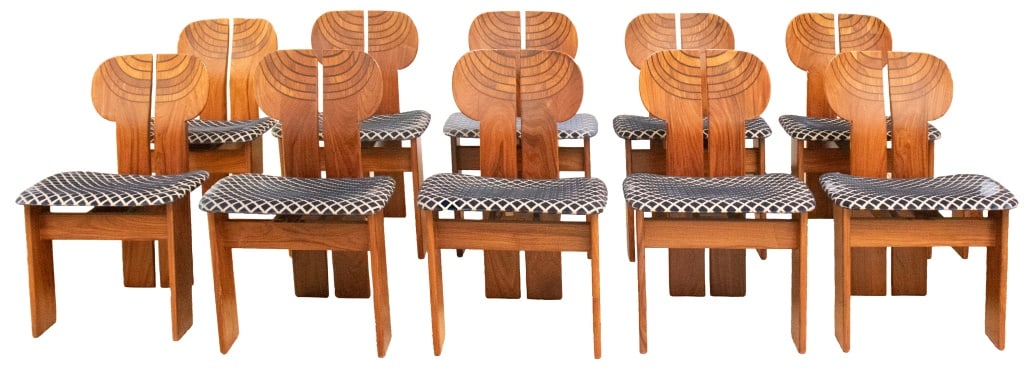 Afra and Tobia Scarpa "Africa" Dining Chairs, 10 (1 of 9)