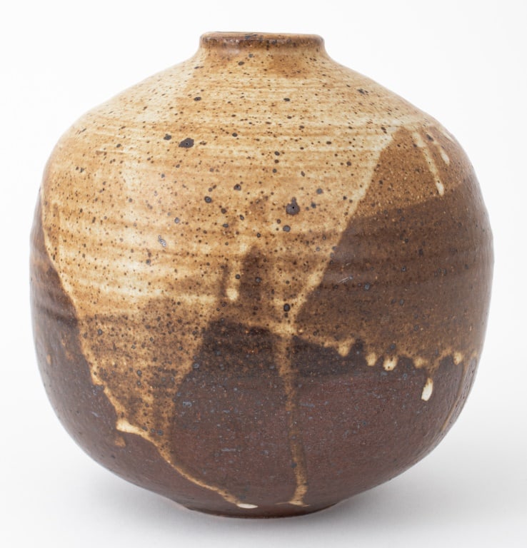 Toshiko Takaezu Glazed Stoneware Vase (1 of 8)