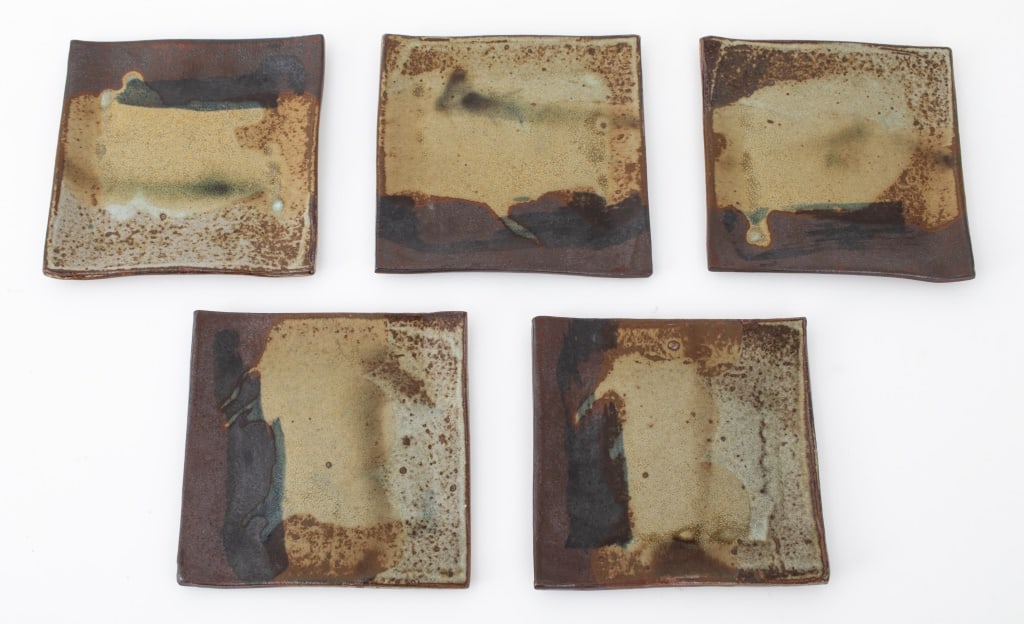 Toshiko Takaezu Glazed Stoneware Plates, 5 (1 of 18)