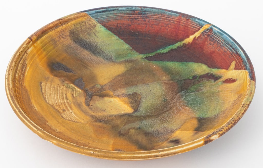 Toshiko Takaezu Glazed Porcelain Charger (1 of 11)
