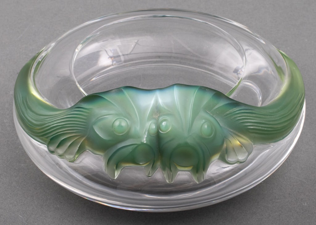Lalique "Yeso Antinea" Opalescent Glass Bowl (1 of 7)