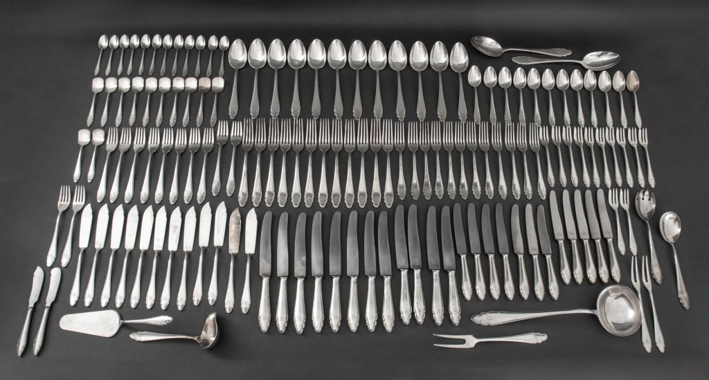 Ben-Ka Silver Plate Flatware Service for 12 (1 of 12)
