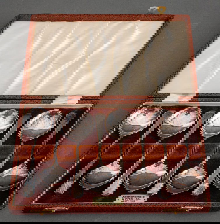 Abercrombie & Fitch Silver Plate Diable Spoons, 6 (1 of 6)