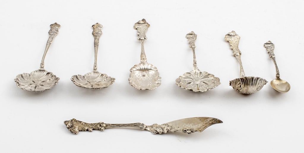 Paye & Baker Art Nouveau Serving Pieces, 7 Pcs. (1 of 8)