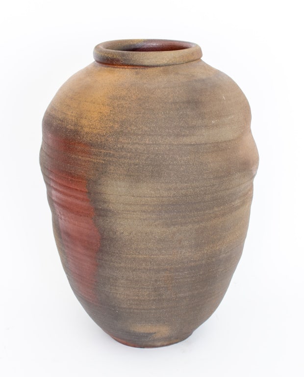 Paul Chaleff Stoneware Floor Vase, 1980 (1 of 4)