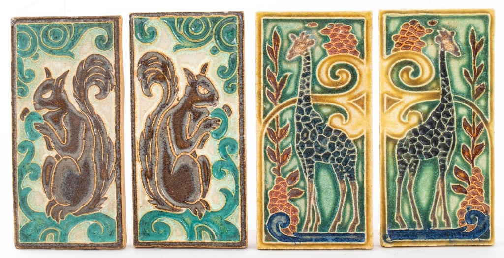 Dutch Polychrome Glazed Animal Ceramic Tiles, 4 (1 of 9)