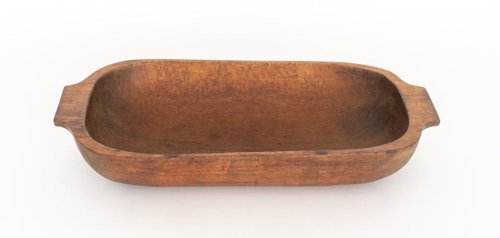 Early American Wood Dough Bowl (1 of 4)