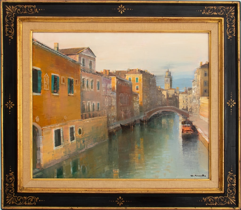 Marcel Kervella "Venise, Rio San Vito" Oil (1 of 8)