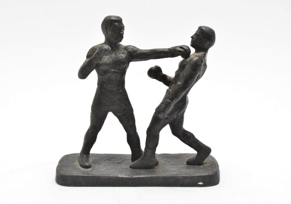 Greg Wyatt "Boxers" Modern Cast Iron Sculpture (1 of 10)