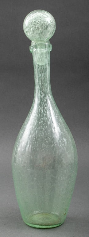 Biot French Bubble Glass Decanter Bottle (1 of 9)