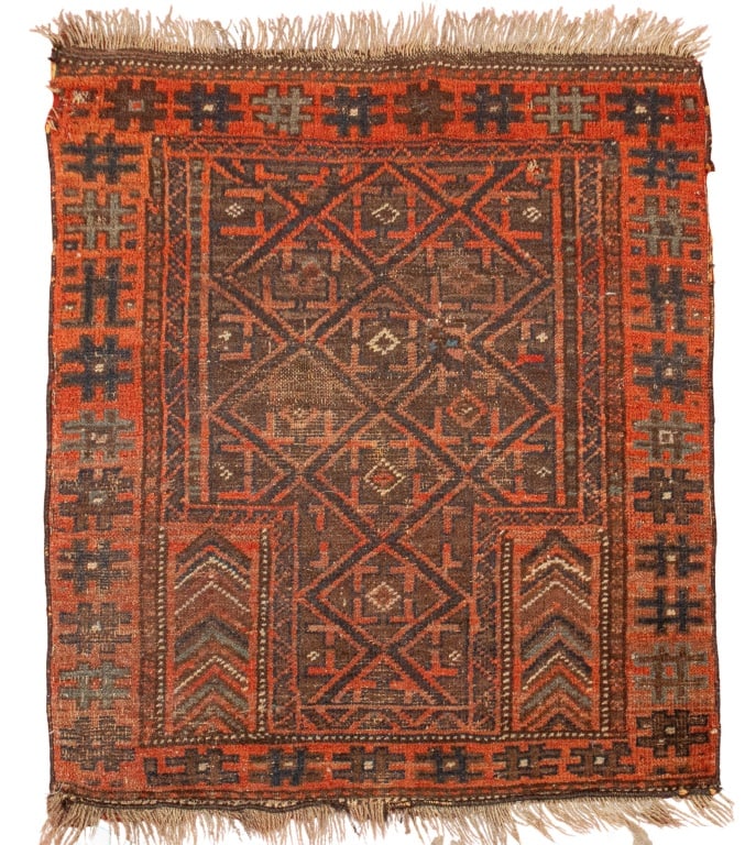 Persian Baluch Prayer Rug, 2' 11" x 2' 4.5" (1 of 5)
