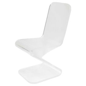 Les Prismatiques Z Cantilever Lucite Chair