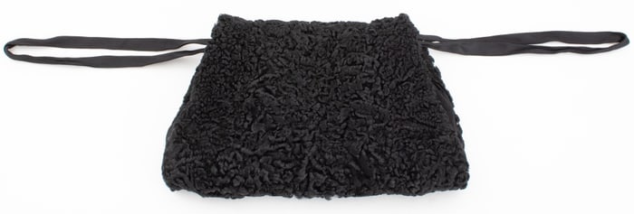 Black Persian Lamb Skin Muff