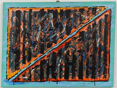 Jamie Dalglish "The Force" Oil on Canvas, 1977