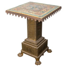 Mediterranean Gothic Revival Table, 19th C.
