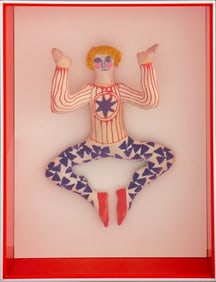 Lenore Davis "Fantasy Clown" Wall Sculpture