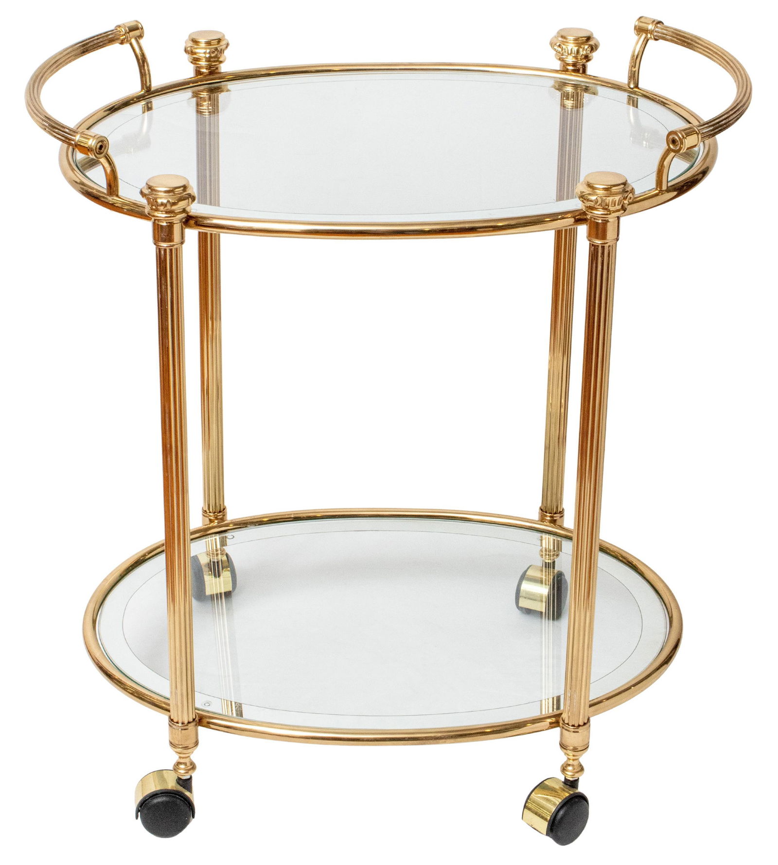 Modern Clear Lucite Bar Cart (1 of 9)