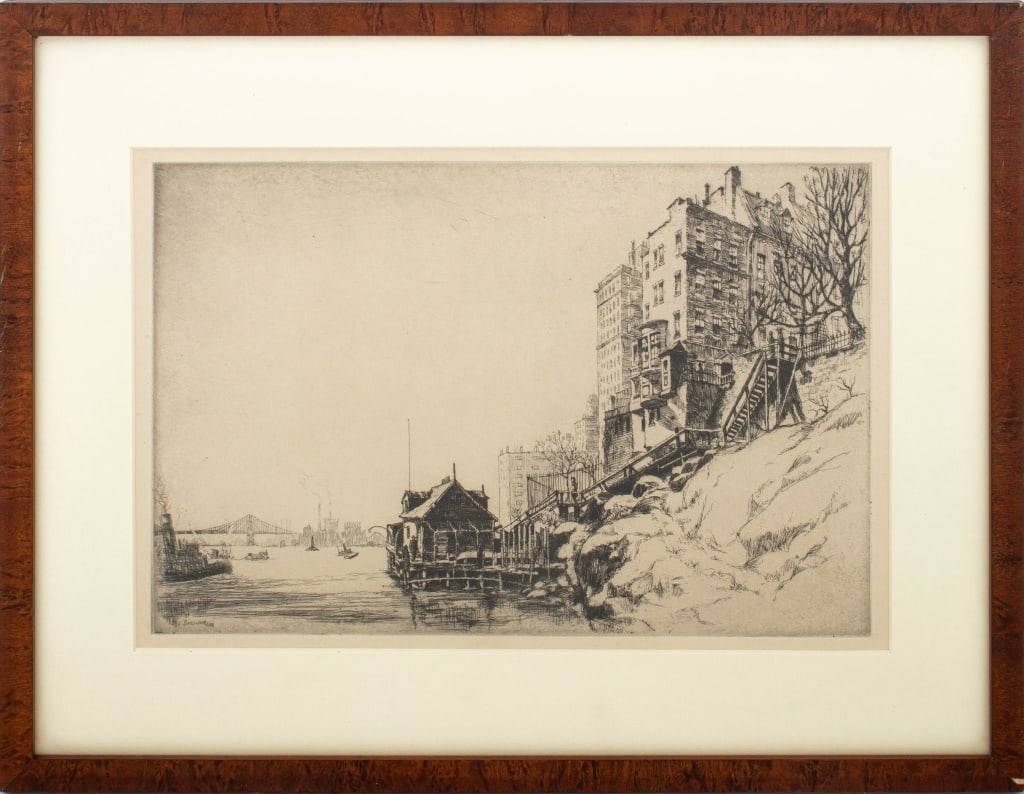 Syd Browne "Sutton Place, NYC" Etching (1 of 4)