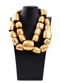 Gerda Lynggaard for Monies Gold Foil Necklace