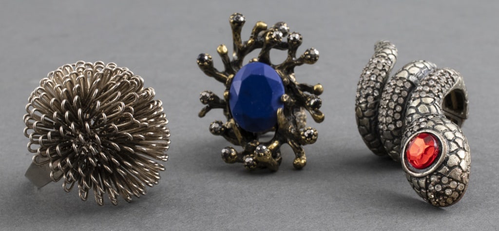 Sculptural Brutalist Statement Rings, 3 (1 of 2)
