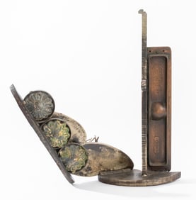 Modernist Stainless Steel Found Object Sculpture