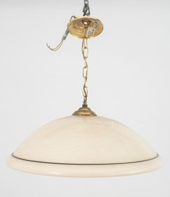 Glass Saucer Ceiling Pendant Lamp