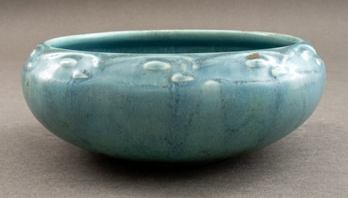 Rookwood Pottery Matte Blue Glazed Bowl, 1920