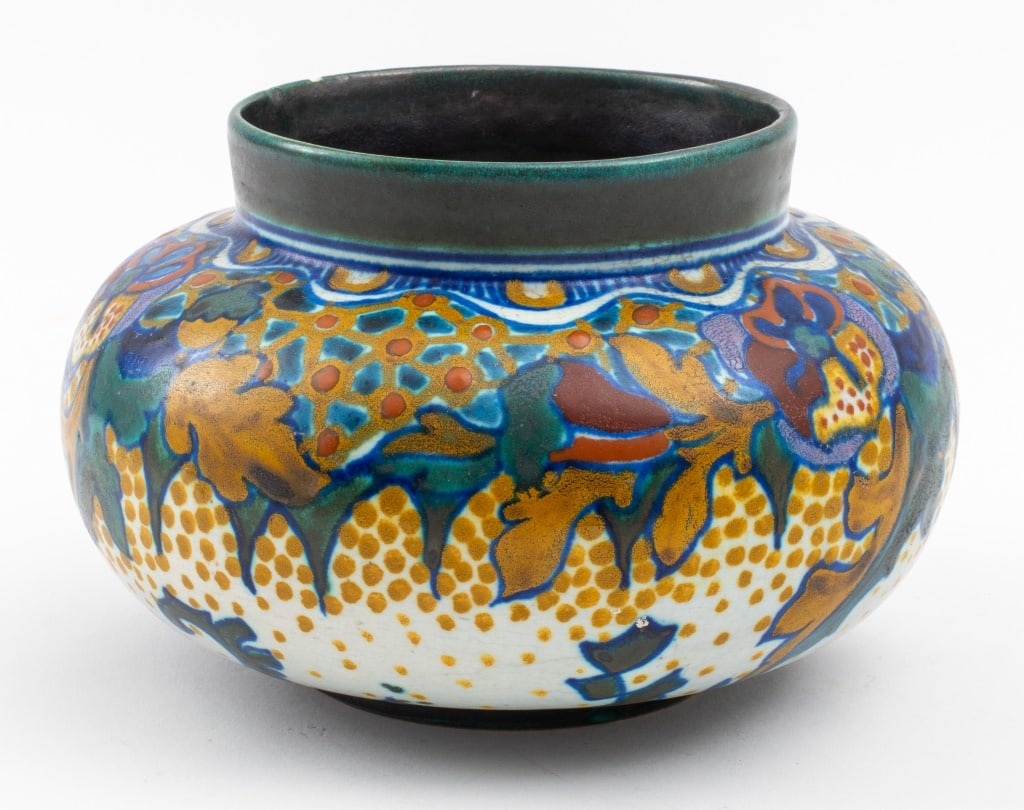 Zuid-Holland Gouda Pottery Jar, Early 20th C. (1 of 9)