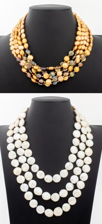 Coin Pearl Necklaces, 2 (1 of 10)