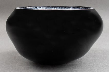 Tony Jojola Islita Pueblo Art Glass Bowl, 1988
