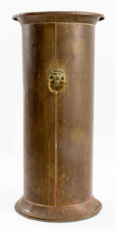 Victorian Brass Umbrella Stand, ca. 1890 (1 of 6)