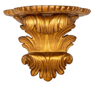 Hollywood Regency Giltwood Bracket
