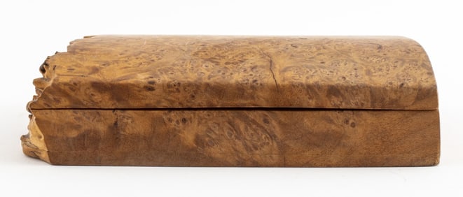 Live Edge Burlwood Box