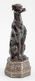 Greyhound Figurine Resin Sculpture