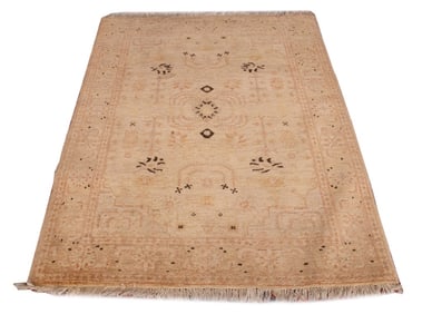 Turkish Oushak Rug, 5' 6" x 4' 2"