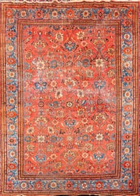 Persian Mahal Carpet, 11' 6" x 6' 6.5"