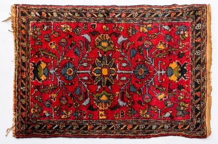 Persian Sarouk Rug, 3' 10" x 2' 6"