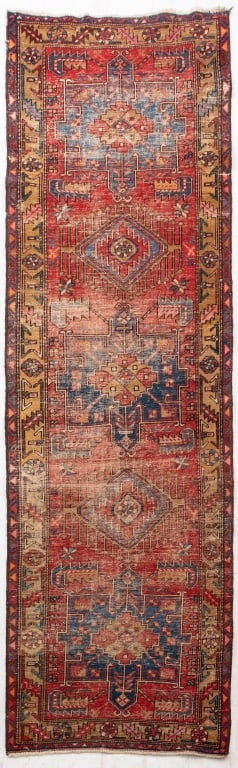 Persian Heriz Runner, 9' 9" x 3' 1' 7" (1 of 4)