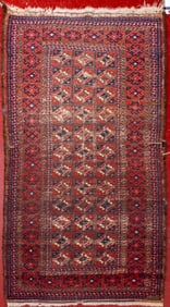 Tekke Turkmenistan Kilim Rug, 5' 5" x 3' 1"
