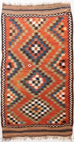 Afghan Kilim Rug, 8' x 4' 5"