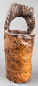 Carved Burlwood Bucket