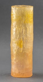 Modern Orange Resin Vase