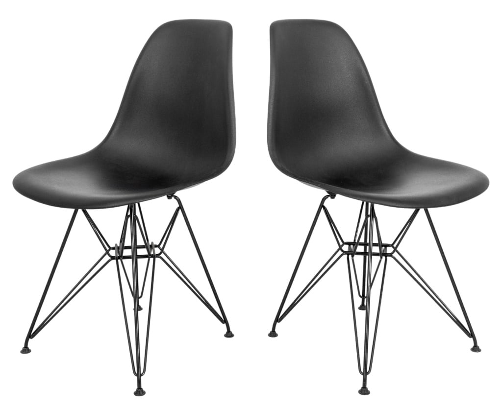 Herman Miller Eames DSR "Eiffel Tower" Chairs, Pr (1 of 11)