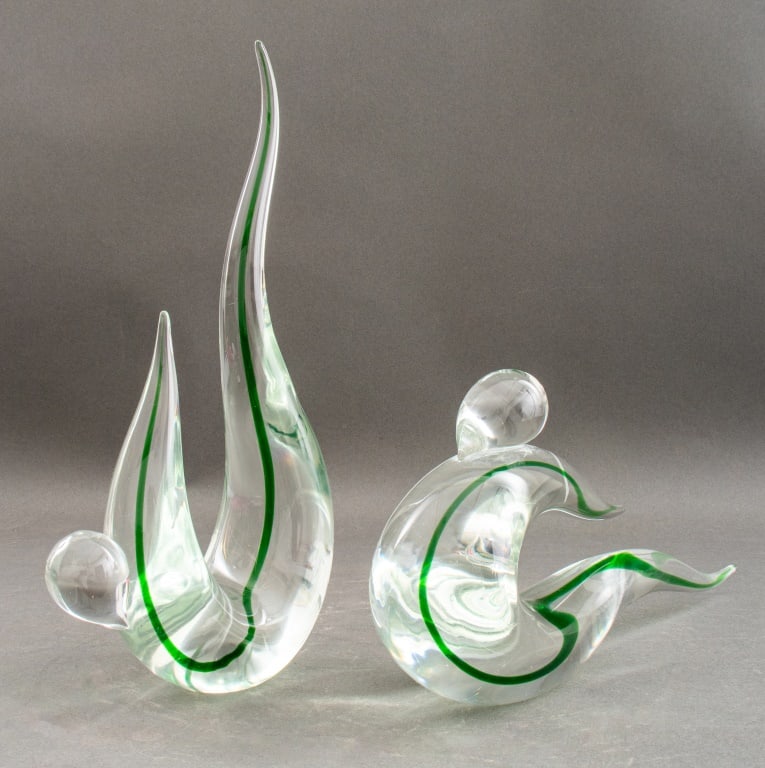 Venetian Murano Glass Abstract Sculptures, 2 (1 of 9)