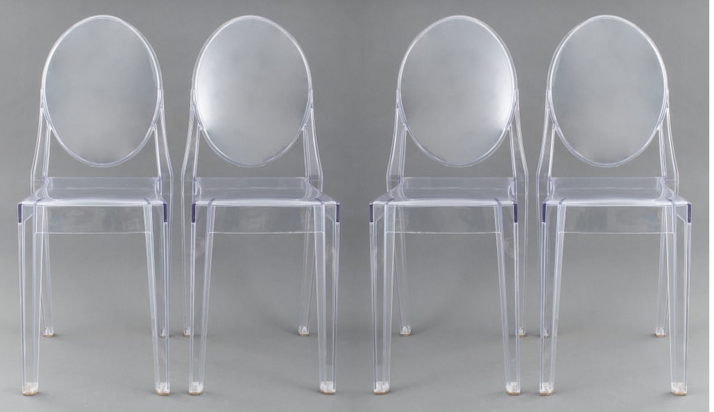 Philippe Starck Louis Ghost Style Chairs, 4 (1 of 7)